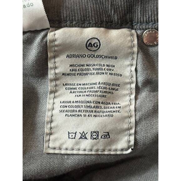 Adriano Goldschmied AG The Farrah High Waist corduroy Jeans gray size 32 - Picture 8 of 8